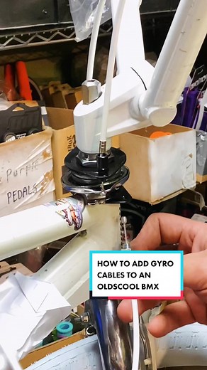 How to Add Gyro Cables to an Oldschool BMX Bike Tutorial