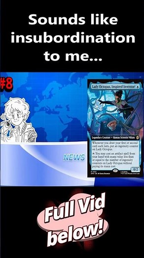 Lady Octopus is NOT the first of her kind! #mtg #edh #spiderman #commander #universesbeyond