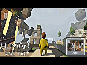 HUMAN : Fall Flat Mobile ● Level - 9 - Aztec ● Gameplay Walkthrough