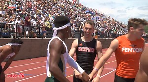 VIDEO: Ben Brooks anchored the 4x200 relay for the win for Zeeland West High School at the Division 1 MHSAA Track and Field Finals on Saturday afternoon. #StateChamps X MHSAA | State Champs Michigan