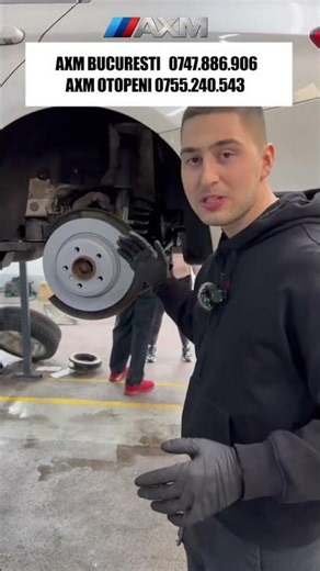 BMW Steering wheel vibration when braking = Warped brake discs AXM service