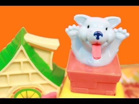 Play Doh The Story of the 3 Three Little Pigs Big Wolf