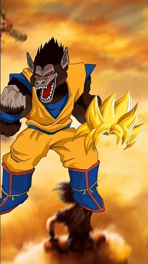 Goku Oozaru in different MODE 🌪️🔥#anime #fusion #dragoball #dbkai #goku #dbheros #dbkai #dbs