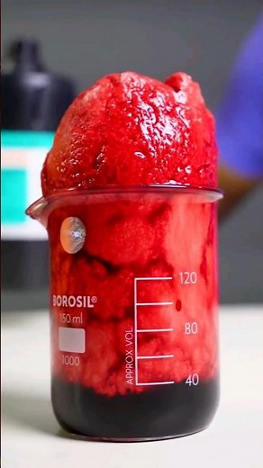 Waste Blood in Hydrogen Peroxide #science #yashkeexperiments #experiment #peroxide