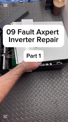 Fixing 09 Error on 5kW Axpert Inverter