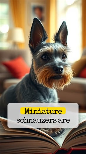 Miniature, schnauzers read humans like a book.They notice your mood before you do. What emotion does your miniature schnauzer react to instantly? #miniatureschnauzer #smartdogs #dogpsychology #Schnauzerlife #dogtoks