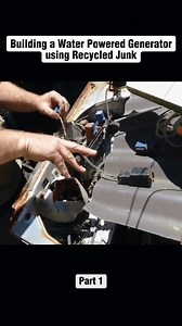 3.4K views | Bulding a water powerd generator using recycled junk!#recovery #old #engine #willitrun #car #restoration #repair #fyp | Tube Restoration | Facebook