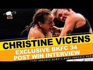 BKFC Fighter Christine Vicens Is A Women's Flyweight You Need To Know ~ BKFC 34