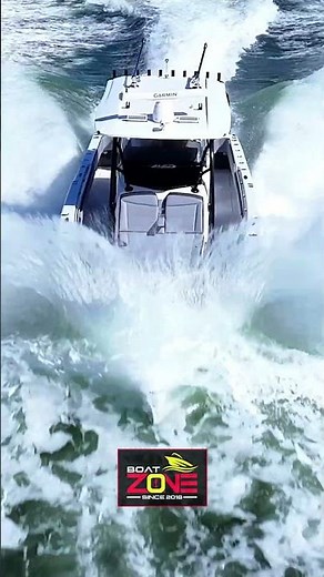 Nor-Tech Stuffing at Boca Inlet! Huge Waves #boatzone #shorts