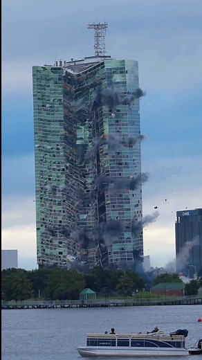 Implosion of Capital One Tower in Lake Charles