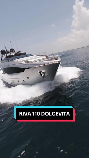 Welcome aboard the $16,250,000 Riva 110 Dolcevita 🔥 What is your favorite feature? #boatsgonewild #rivayachts #yachting