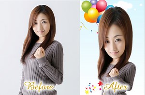 【GIMP使い方】ツールを使って簡単に人物をアニメキャラ