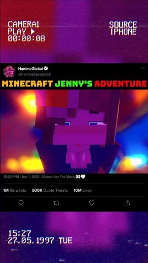 Minecraft Jenny's Adventure PT.6 4K 60FPS 🥰