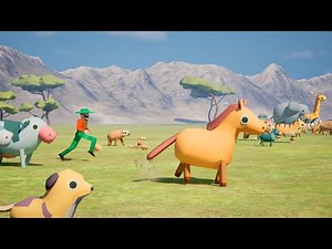 Animal Speed Comparison | Cartoon Animals