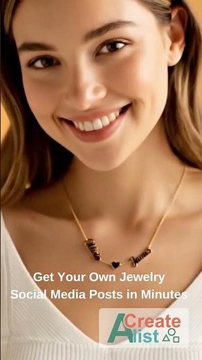 Killer Video Ad Example for Etsy Jewelry Sellers! (Made in Canva)