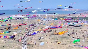 Weifang's sky just turned into a kite-filled canvas