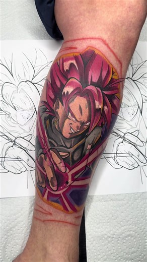 Stunning Anime Tattoos: Book Your Color Design Today
