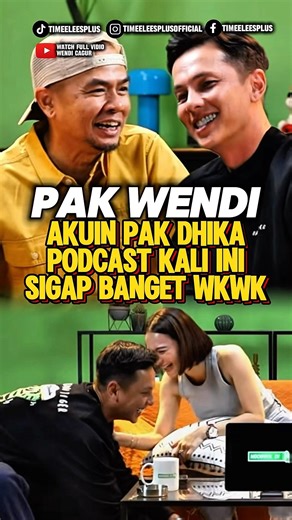 Mr. Dhika is really responsive in this episode‼️😂🤣 #andhikapratama #podcast #wikasalim #wendicagu...