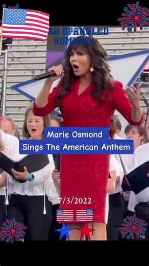 Marie Osmond Sings The American Anthem