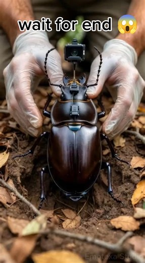 Ground Beetle POV Inside Underground Colony | Real Micro Camera Wildlife Footage (Shorts)