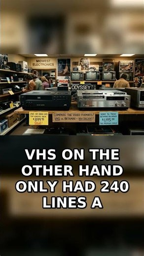 📼 Sony Assumed One Hour Was Enough. JVC Bet on Two. VHS Won. #Betamax