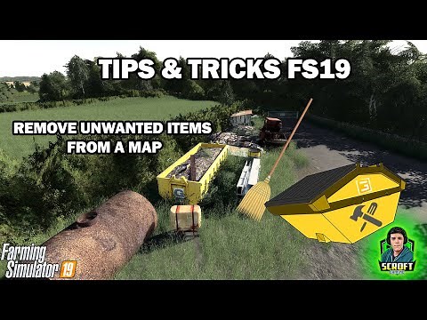 🔧How To Remove Items From A Map Using The Giants Editor| FS19 | Tips & Tricks 🔧