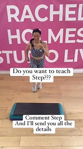 2.6K views · 18 reactions | Do you want to teach STEP???? Step classes are ramping up again for details of the Online Step Certification course comment STEP and I’ll send you all the Step Certification details. comment STEP #step #stepfitness #stepaerobics #stepchallenge | Rachel Holmes | Facebook