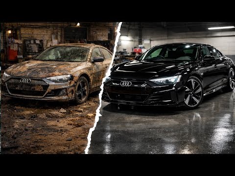 Restoration Abandoned Audi E-Tron GT - UNBELIEVABLE Transformation!