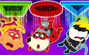 沃尔夫动画：三种魔法黑洞，沃尔夫和小伙伴会有什么神奇魔法呢？