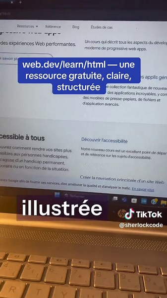 Apprenez le HTML gratuitement avec la ressource Web Dev Learn HTML de Google #webdevelopment #html #htmlcss #javascript #google #freeeducation #coding #dev