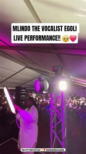 Mlindo The Vocalist Egoli Live Performance #mlindothevocalist #performance #sjava #afropop #shorts