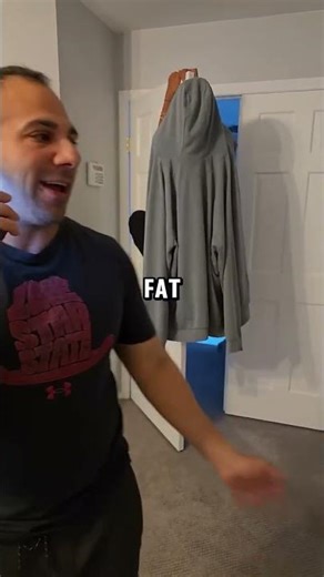 She was hiding on the door