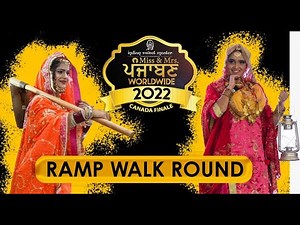 Miss & Mrs punjaban worldwide 2022 canada finale | Ramp Walk Round