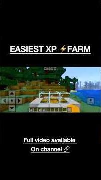 Minecraft easy xp farm minecraft 1.21bedrock #minecraftbuilding