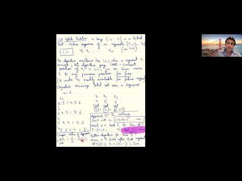 CSCI 328 - Lec 23 - List Update Problem (3 Algorithms); Introduce Multiplicative Weight Updates