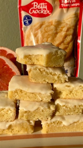 Betty Crocker | Who knew grapefruit and sugar cookie mix paired so perfectly ✨ Recipe link in bio! | Instagram