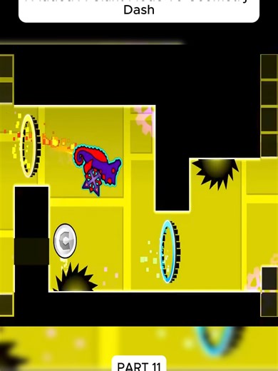 I Added A Giant Mode To Geometry Dash #geometrydash #geometrydashlevel #videogame #viral #fyp