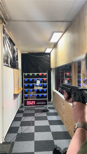 Lancer Tactical M4 Airsoft Rifle – Semi Auto Speed Shooting Challenge *11,64 seconds*
