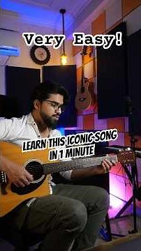Learn This Superhit Bollywood Classic in 60 Seconds | Guitar Tutorial for Absolute Beginners!