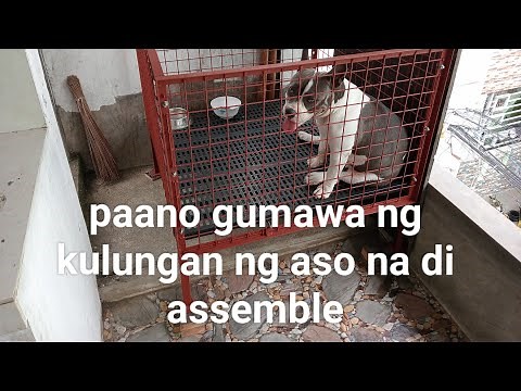 paano gumawa ng kulungan ng aso na di assemble