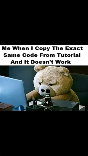 Programmers and online tutorials 藍藍藍藍藍藍藍藍藍藍藍藍藍 #programmingmemes #programmerhumor | The Tech Guy | Facebook