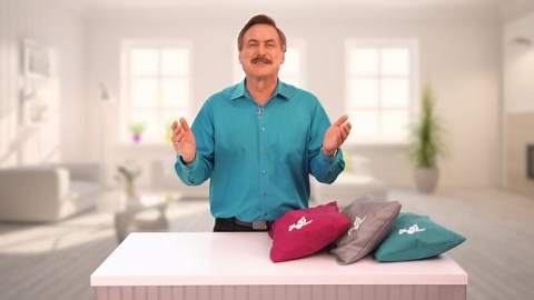 MyPillow Multi-Use Travel Pillow Compact Pillow for On-The-Go Comfort and Sleeping, Portable, Compact, Washable Pillow for Adult and Kids Neck Support [Flagstone]