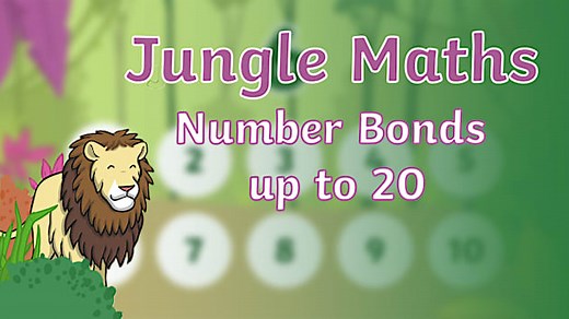 Jungle Maths: Number Bonds of 20 Games