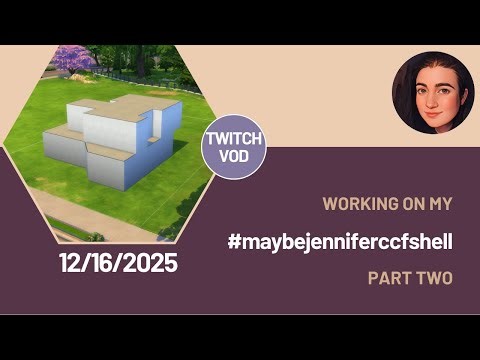 Twitch VOD 12/16/2025 💜 Working on my shell challenge 🏠 Part Two