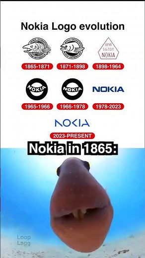 Nokia Logo evolution 😳
