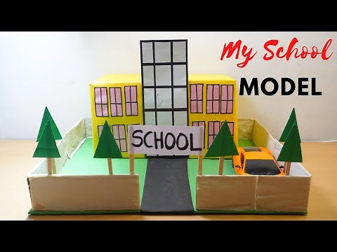 School Model for exhibition | science project | DIY school model | Exhibition model for school