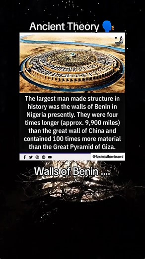 The largest man made structure in history.... #history #DidYouKnow #ancientheoriesnerd #facts #fblifestyle | Ancient Theories Nerd
