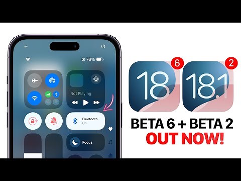 iOS 18 Beta 6 + iOS 18.1 Beta 2 - Turning Point!