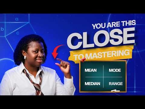 MEAN, MODE, MEDIAN, AND RANGE || Statistics Basics That Actually Make Sense