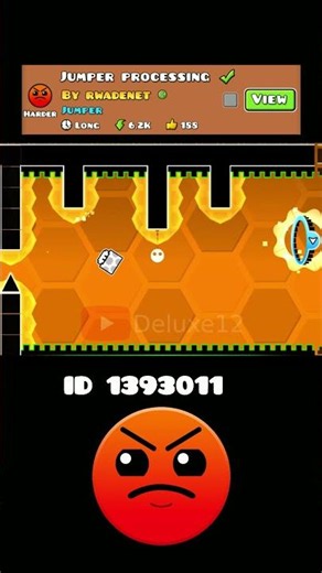 Jumper Processing in Geometry Dash #shorts